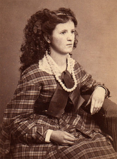 Although the exact date is unknown, Gale Martin of the Marion County Historical Society speculates that this photo of Nettie Aronhalt was taken just a few years prior to John Aronhalt's murder. Photo courtesy of the Marion County Historical Society,     Although the exact date is unknown, Gale Martin of the Marion County Historical Society speculates that this photo of Nettie Aronhalt was taken just a few years prior to John Aronhalt's murder. Photo courtesy of the Marion County Historical Society.